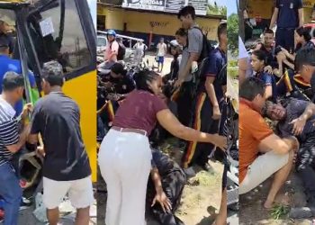 Vídeo urgente: ch0que entre Amarelinho e caçamba deixa vários ferid0s em Manaus: ‘meu Deus’