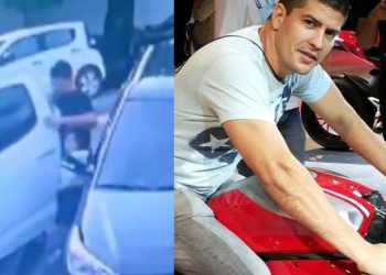 Vídeo: Empresário m0rr3 com um t1r0 após deixar filhas na escola