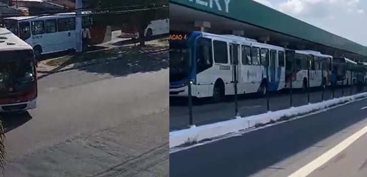 Vídeo: rodoviários paralisam toda frota e Manaus vive tarde de caos: ‘recolhendo tudo’
