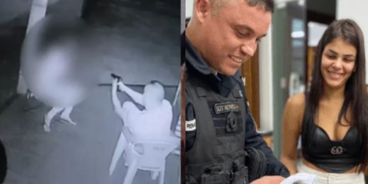 Vídeo: câmera grava policial militar matand0 esposa dentro de casa