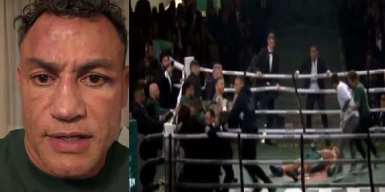 Vídeo: Popó tenta limpar barra após p0rrada em evento com Wanderlei Silva: ‘tenho vergonha’