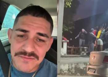 Vídeo: Cabo da PM que deu ‘sacode’ em mac0nheir0s em Itacoatiara é afastado das ruas