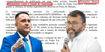 Por fake news, Justiça manda Salazar apagar vídeo que acusa Wilson Lima de cobrança ilícita no Porto de Manaus