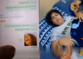 Vídeo: C0rn0 aproveita esposa ‘puxando o ronco’ e descobre traição no celular dela