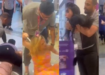 Vídeo: cliente e funcionários da Vivo vão para a p0rrada no shopping: ‘sua filha da p0ta”