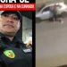 Ao lado do advogado, PM que at1r0u na ex se entrega à polícia em Manaus