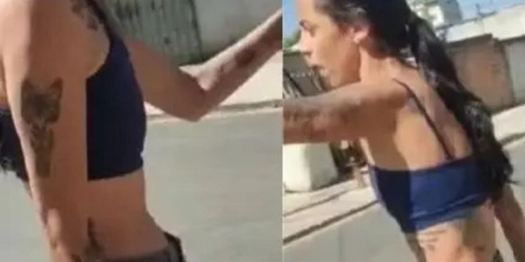 Vídeo: Mulher é presa após usar pist0la do marido policial para agredir vizinha