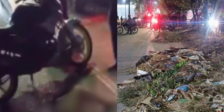Vídeo: Jovem m0rr3 em ac1dente após moto bater em entulho deixado pela Prefeitura de Manaus