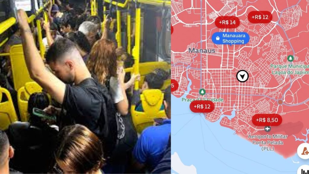Ônibus superlotados e corridas mais caras em aplicativos marcam volta parcial do transporte em Manaus