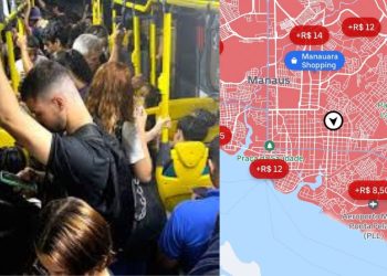 Ônibus superlotados e corridas mais caras em aplicativos marcam volta parcial do transporte em Manaus