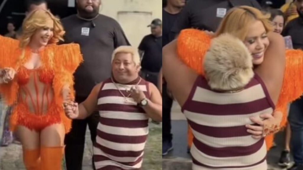 Vídeo: Joelma se encanta ao encontrar Patixa Teló no Pará: 'minha prima'