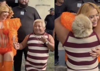 Vídeo: Joelma se encanta ao encontrar Patixa Teló no Pará: 'minha prima'