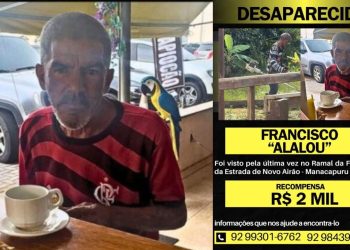 Família oferece R$ 2 mil por informações sobre homem desaparecido há duas semanas no AM