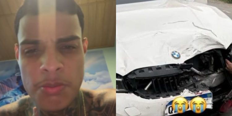 Homem empresta BMW de influenciador de Manaus provoca ac1d3nte no Jorge Teixeira