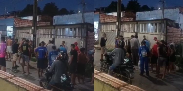 Veja: Acusado de efetuar disp4r0s no Monte das Oliveiras acaba agred1d0 por moradores