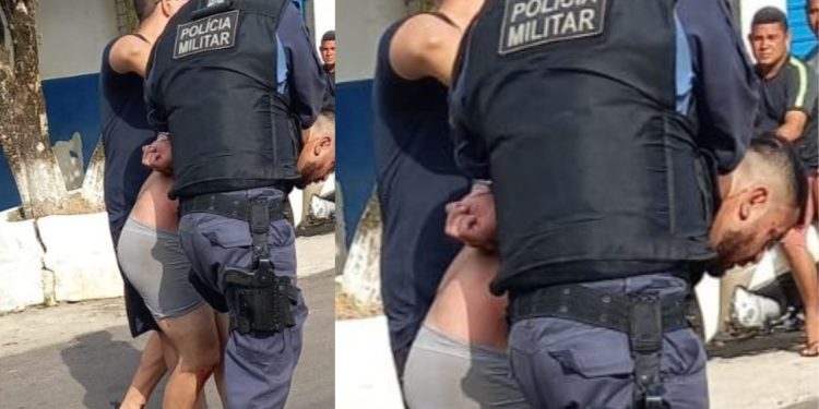 Em surto, homem tenta s0co em delegado e é contido pela polícia em Maués