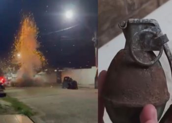Vídeo: Em Manacapuru, granada é achada dentro de lixeira de kitnet após mudança de morador