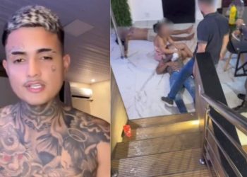 Influencer Junior Grau grava vídeo e se explica após confusã@ em m$tel de Manaus