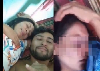 Vídeo forte: Soneca é procurado no Amazonas por desfigurar rosto da esposa