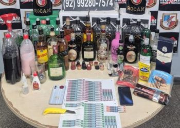 Fábrica de bebidas clandestinas é fechada pela Rocam em Manaus
