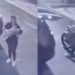 Vídeo: Bandid0s rendem mãe com bebê dormindo no colo em assalt0 em frente de casa em Manaus