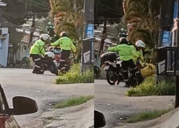 Vídeo: Motociclista caído é e$pancad0 por dois agentes do IMMU no bairro São Francisco