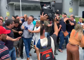 Vídeo: ‘D3sgraçad0’, grita família de motorista de app ass@ssinad0 para suspeit0 pr3s0 em Manaus