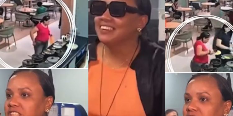 Vídeo: caloteira do meme “o shopping é meu” volta a comer sem pagar em Manaus