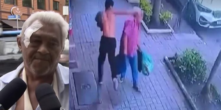Vídeo: idoso que levou s0c0 de jovem na rua estava indo para a hemodiálise: ‘tenho medo’