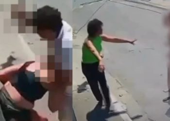 Homem deixa namorada com fac@ nas costas e foge para não ser pres0 