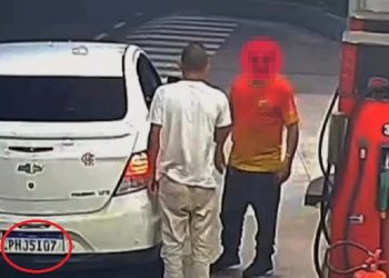 Vídeo: Motorista ‘liso’ acelera e f0g3 sem pagar após abastecer tanque em Manaus