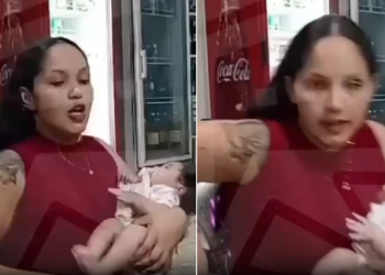 Vídeo: Mulher vista bêb@da com a filha no colo é pr3sa dias depois por mat@-la