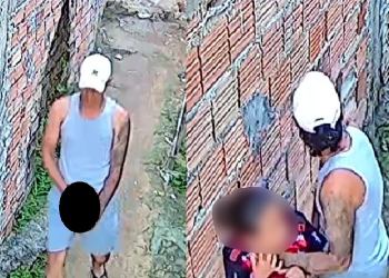 Vídeo: Homem que se m@sturb0u para menina em beco de Manaus é pr3s0 em SC