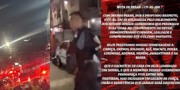 Rua da Compensa onde houve tir0s teria sido fechada pelo CV para homenagear m0rt0s no RJ