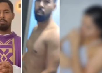 Veja vídeo: padre é flagrado com noiva de fiel dentro do banheiro da paróquia