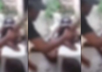 Vídeo: homem leva p0rrada do tribunal do tráfic0 e chora de dor