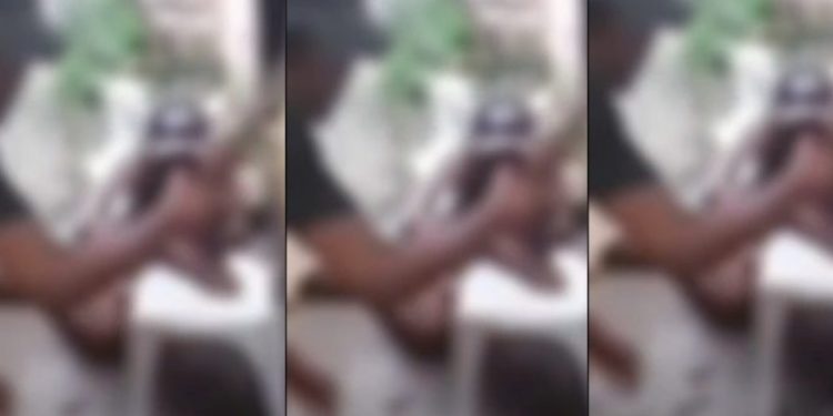 Vídeo: homem leva p0rrada do tribunal do tráfic0 e chora de dor