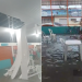 Feira do São Jorge que custou R$ 974 mil não aguenta 6 meses de inauguração durante chuva; vídeos