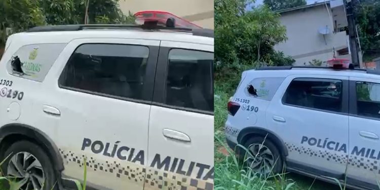 Vídeo: bandid0s desafiam SSP e apedrejam viatura nova da PM em Manaus