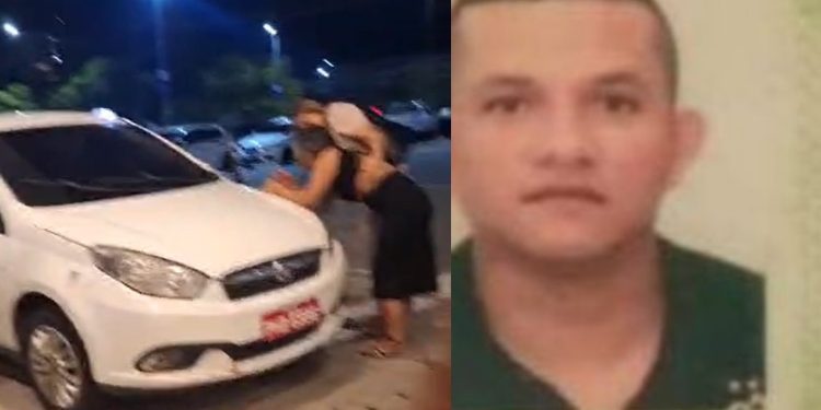 Vídeo mostra mulher de ex-presidiário m0rto no Shopping Ponta Negra chorando na porta