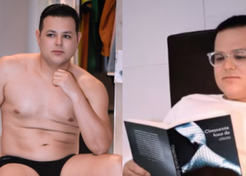 Prefeito publica ensaio de aniversário de cu3ca e lendo livro ’50 Tons de Cinza’; veja