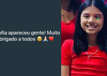 Estudante de 11 anos que sumiu após c@stig0 é encontrada em Manaus e irmão desabafa: ‘Foi errado’