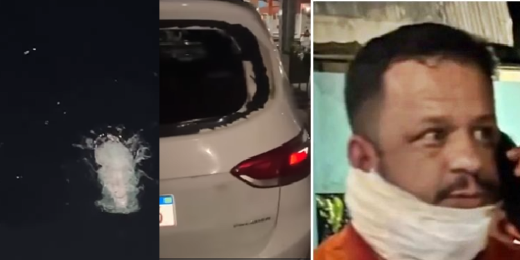 Vídeo: Taxista é bal3ad0 no pescoço ao s0frer tentativa de assalt0 em Itacoatiara