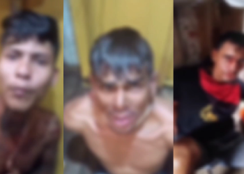 Trio é submetido ao ‘Tr1bunal do Crim3’ em Manacapuru e um deles arr3ga: ‘Tô todo c#gad0’; veja