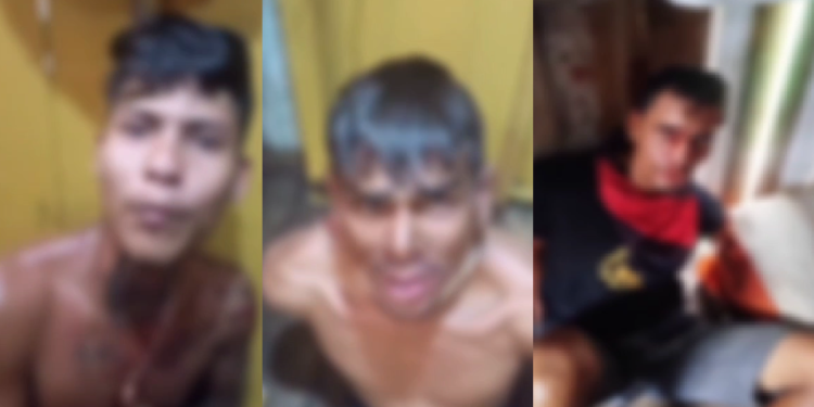 Trio é submetido ao ‘Tr1bunal do Crim3’ em Manacapuru e um deles arr3ga: ‘Tô todo c#gad0’; veja