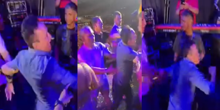 Vídeo: Vereador Babá Tupinambá vai pra p0rrada no aniversário de Parintins e vira ‘t0ur0’ no palco