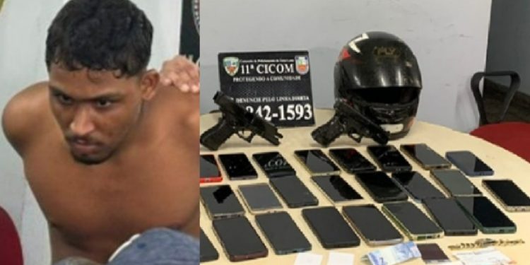 Venezuelano invade casa em Manaus com mais de 20 celulares r0ubados no bolso