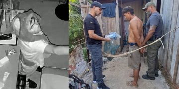 Vídeo: “Sujo” é pres0 por furt0s em município do Amazonas e mãe agradece