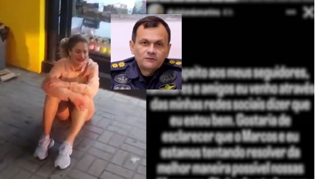 Esposa de coronel acusado de agressã0 se pronuncia: 'estamos tentando resolver da melhor maneira'