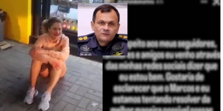 Esposa de coronel acusado de agressã0 se pronuncia: 'estamos tentando resolver da melhor maneira'